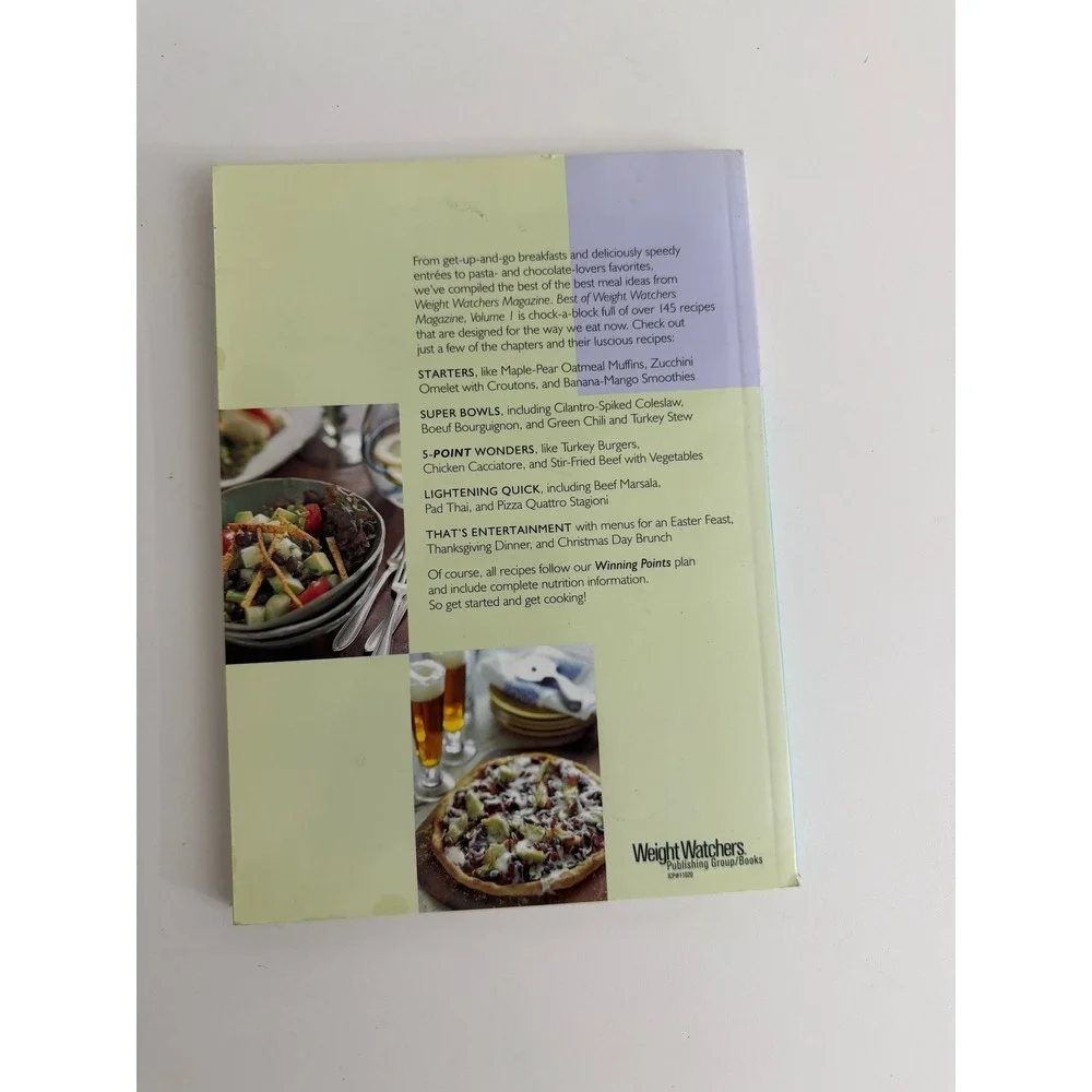 Best of Weight Watchers Magazine Volume 1 Cookbook Over 145 Recipes Softcover